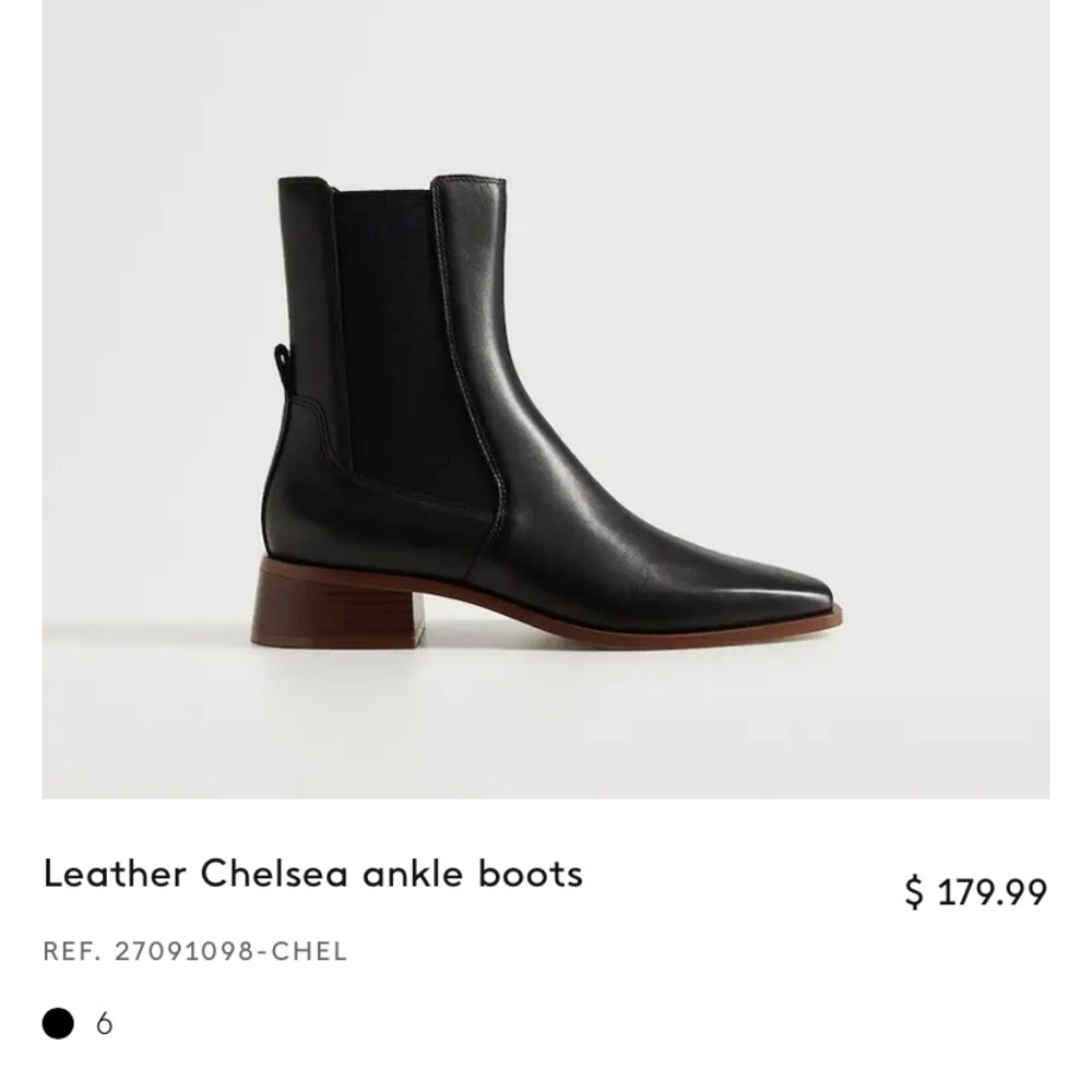 MANGO CHELSEA BOOTS SIZE 6